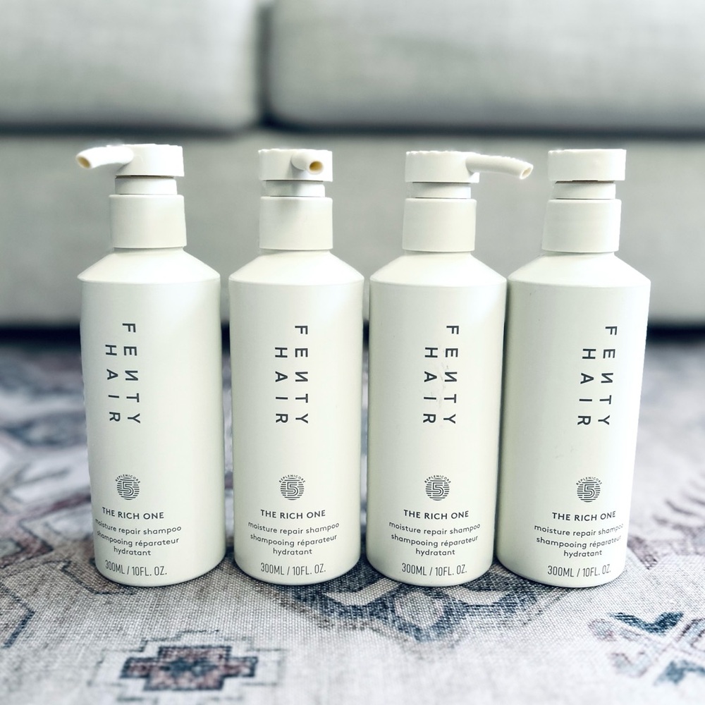 Fenty The Rich One Hair Moisture Repair Shampoo Lot of 4 New Sephora Clean